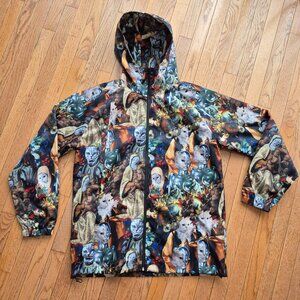 RipNDip Nermaissance Lord Nermal Cat Hooded Anorak Jacket XL